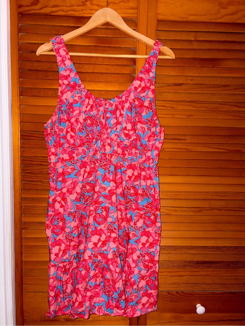 Gap Ruffle Hem Sundress - Pink Floral